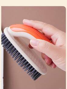 2 st orange och blå multifunktionella skoborstebrädor