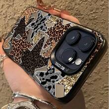 ¡Consigue una nueva funda para tu teléfono! Nueva Funda de Teléfono IMD con Estampado de Leopardo Multi-Star, Cubierta Protectora Antigolpes y Antideslizante, Compatible con iPhone 17/16/11/13/15/15 Plus/15 Pro/15 Pro Max/12/14 Pro Max/11 Pro Max/12 Pro/12 Pro Max/13 Pro/13 Pro Max/14 Pro/14 Plus, Parte Trasera Mate Antigolpes ¡Consigue una Nueva Funda para tu Teléfono! - 1 pieza - Ver 7