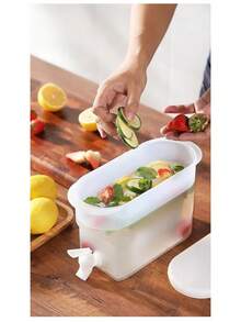 Bình đựng đồ uống bằng nhựa dung tích lớn 3.5L có vòi, bình chứa lớn, máy pha cà phê/trà/đồ uống lạnh, trang trí nhà cửa, trang trí đám cưới/Giáng sinh/sinh nhật. - Nhiều màu - Xem 8