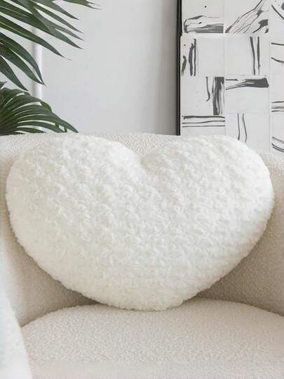 Velvet Rose Heart-Shaped Pillow A Romantic Decorative Pillow For Expressing Affection, Perfect For Living Room Sofas, Bedroom Headboards, And More.