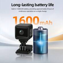 Reletech Mini AI Smart Surveillance Camera | Automatic Infrared Night Vision And Motion Detection Alarm | 1600mAh Ultra-Long Battery Life (8 Hours) | Wireless Bluetooth Connection, Supports Remote Mobile Home Security Monitoring - Multicolor - View 5