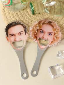 LICVIC Custom Bottle Opener With Photo, Personalized Keychain Bottle Opener, Customized Picture Bottle Opener, Bottle Opener Keychain, Gift For Him, Birthday Gift, Best Man Gift, Customizable Valentine'S Day Gifts, Anniversary, Living Room, Kitchen, Couples, Husbands And Wives, Friends, Family, Father, Mother