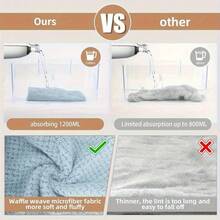 Women's Quick-Drying Microfiber Headband Wrap - Super Absorbent, Extra Soft - Headband With Button Closure - Perfect For Blow-Drying Hair And Showering, Hair Drying Cap/Quick-Drying Fabric, Christmas Gift, New Year's Gift, Women's Headband Wrap, Headscarf, Long Headband Wrap For Wet Hair, Women's Travel Headband Wrap, Bathroom Accessory, Modern Design, Stylish Headband, Durable Construction, Absorbent. - Coffee Brown - View 9