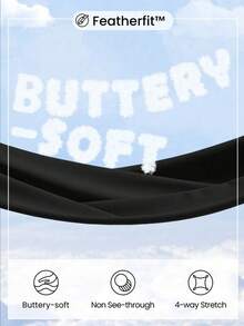 1pc Seamless High Waist Women Sports Shorts, With Side Pockets, Solid Color High Elasticity Compression Cycling Shorts, Suitable For Running, Pilates, Fitness, Yoga, Outdoor Cycling, Casual Wear - Black - View 7