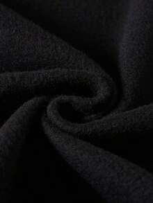 Sudadera térmica con estampado de calavera para hombres - Negro - Ver 3