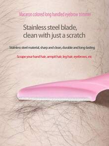 2 pièces/8 pièces Taille-sourcils droit pour débutants, taille-sourcils portable pour femmes débutantes, outil de beauté (assortiment de couleurs) - Multicolore - Voir 7