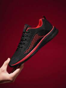 2025 New Spring/Summer Men's Shoes, Korean Style Front Lace-Up Minimalist Casual Outdoor Sports Shoes, Breathable Men's Shoes For Commuting, Hiking, Walking, Business Casual Valentine's Day Ideas