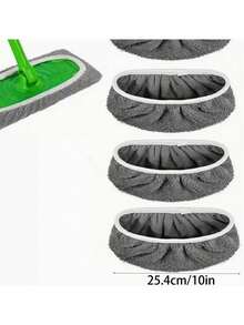 4/8pcs Universal Super Microfiber Steam Mop Pads, Reusable And Washable Replacement Cloths Compatible With Most Handheld Steam Cleaners - Multicolor - View 8
