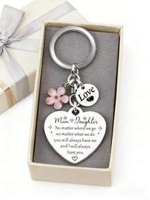 1pc Mother-Daughter Keychain - "Forever My " Birthday, Christmas/Mother's Day Keepsake - Unique Mum & Daughter Gift Idea From The Heart - Multicolor - View 5