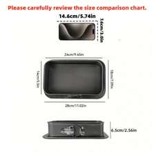 Rektangulär bakform, springform för cheesecake med avtagbar botten, non-stick, inkluderar oljepensel, lämplig för köksbakning av pannkakor, bröd, kakor, brownies, hushållsmiddags- och festtillbehör