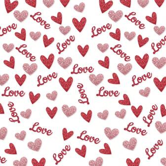 100pcs Valentine's Day Heart Confetti Red Glitter Love Table Paper Confetti For Valentine's Day Wedding Bridal Shower Party Decoration
