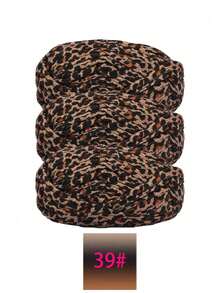 Polyester Ribbon Yarn Bundle, 300g Pack Of 3, Multi-Color Variegated Self-Striping Ombre - For DIY Crochet Slippers, Bags, Storage Baskets Crafting - Multicolor - View 20