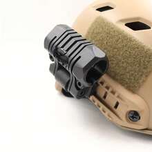 1pc FAST Rotating 5-Position Tactical Helmet Flashlight Mount, Flashlight Accessory - Multicolor - View 7