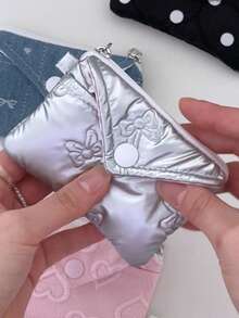 领结钱包、迷你双层防尘卡包、口红化妆包、蓝牙耳机盒、便携式拉链小挂袋