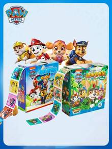 200pcs/Set Paw Patrol Cartoon Cute Decorative Stickers, Waterproof Stationery, Skateboard, Water Cup Stickers, Suitable As Gifts For Family, Friends, And Lovers For Various Holidays - Multicolor - View 5