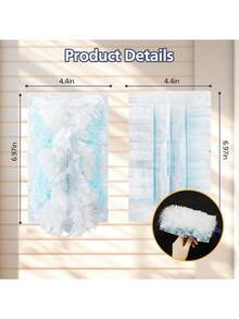 1 套，静电除尘掸，带 10 个可更换除尘刷头，家用除尘刷，手持式除尘扫地刷，洗衣用多用途除尘掸，静电除尘刷头更换 - 轻松清除电子产品、家具、百叶窗和吊扇上的灰尘 - 清洁用品、清洁配件家具、汽车、键盘、清洁用品、清洁工具、圣诞用品