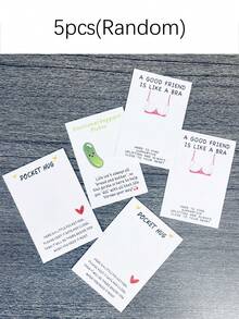 3/1 Set Valentine's Day Theme Keychain Set Creative Gift Idea Three Small Red Heart Keychains + One Sentiment Card Perfect For Holiday Gifting Car Ornament For Your Loved One, Friends, Family, Or Parties - Multicolor - View 11