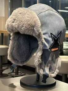 Men's Winter Aviator Hat: Thermal Lined, Warm And Windproof - A - View 8