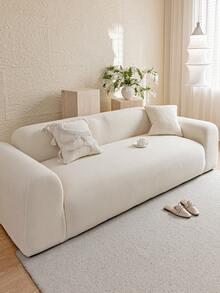 1 tấm bọc ghế sofa co giãn, màu trơn, chất liệu jacquard, kiểu dáng hiện đại phù hợp mọi mùa, có thể giặt máy, thân thiện với thú cưng và bền chắc, thích hợp cho phòng khách, phòng ngủ, phòng ăn, ngoài trời, phù hợp với ghế sofa 1/2/3/4 chỗ ngồi, kèm theo dải chống trượt. - Màu be - Xem 7