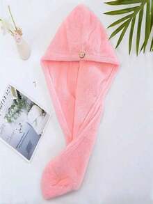 1pc Microfiber Hair Turban, Quick Dry Hair Wrap, Water Absorbent Hair Towel - Nhiều màu - Xem 5