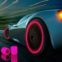Glow In The Dark Valve Stem Caps, Universal Automotive Tire Luminous Caps, Fashionable Decoration For Electric Vehicles, Motorcycles, Bicycles