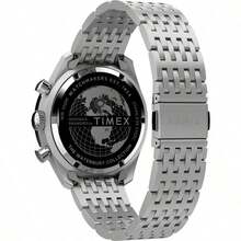 Timex Waterbury Men's Three-Hand Quartz Watch Stainless Steel Case Scratch Resistant Glass TW2V42400 - Silver - View 4