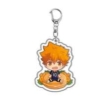 BOOMCOMIC 1个/4个可爱排球队员亚克力钥匙扣 - 日向翔阳、影山飞雄、月岛萤、泽村大地、菅原孝支，可爱挂件，男女通用，适用于背包、钥匙、汽车装饰、粉丝礼物、Y2K时尚、轻巧、色彩鲜艳、双面印刷、高清材质、创意配饰、日常使用、派对装饰、收藏 - 彩色 - 查看 13