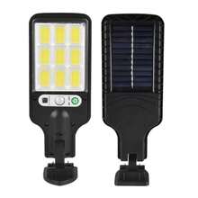Solar Wall Floodlight With LED Motion Sensor (3063) - Negro - Ver 8