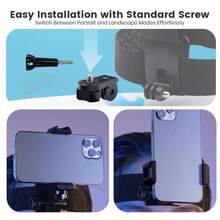 TRTY Adjustable Head Strap Mount For Sports Camera, Suitable For GoPro Hero 10 9 8 7 6 5 Session/AKASO/Dragon Touch/APEMAN/Campark/Apexcam/XTU Action Cameras And Smartphones, Also Great For New Year, Valentine's Day, Easter, Halloween, Thanksgiving, Christmas, Birthday Gifts - Black - View 11