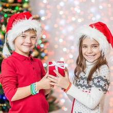 - Pulsera de silicona de 6 estilos para decoracin de fiestas de Navidad - 48 - Ver 5