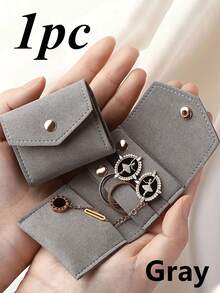 Portable Multifunctional Small Jewelry Roll Bag, 2.36 Inch X 1.97 Inch Earrings Velvet Jewelry Pouch, Mini Portable Earrings Necklace Ring Storage Bag, Jewelry Organizer, Cosmetic Bag Makeup Bag.Perfect For Gifting To Family And Friends, Gatherings, And Holidays-A Must-Have For Christmas. - Multicolor - View 29