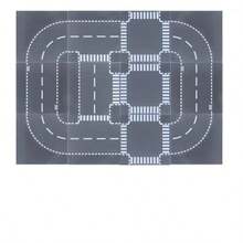 Fits Well With Our Existing HUIZDQ Jouet EnfantPack Base Plates For Street Street Building Toy Compatible With All Major Brands, 10 X 10 Inches (Grey) Small Particle Highway Building Blocks Basic Toys City Street Road Pavement Splicing Building Blocks