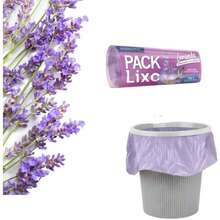 Scented Trash Bags For Bathroom, Sink, Kitchen, Neutralizes Odor, 40 Units, Lavender - Lilac Purple - View 2