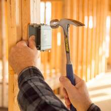 ESTWING Framing Hammer - 20 Oz Straight Rip Claw With Milled Face Shock Reduction Grip - E3-20SM - 銀色 - 查看 5