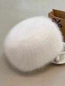 女士保暖滑雪帽毛绒渔夫帽蒙古帽护耳冬季帽子加厚防风圆顶豪华毛绒渔夫帽 - 彩色 - 查看 15