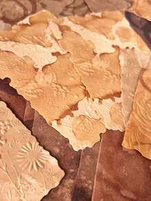 28 piezas/paquete Papel de textura natural con relieve, papel decorativo, estilo Ins, se puede usar para escribir, papel de notas adhesivas, adecuado para diarios y diarios hechos a mano, decoración de impurezas, regalos de regreso a la escuela, regalos del Día de San Valentín y Año Nuevo, papel base decorativo DIY, regalos festivos, materiales de collage hechos a mano, planificación de scrapbook personalizada y productos de papelería escolar creativos