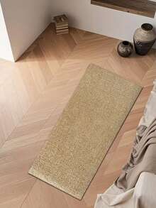 1pc Brown Faux Sword Pattern Rug, Thick Quality Washable Rug, Style Rug, Hallway Rug, Decorative Rug, Shower Mat, Sofa Seat Rug, Thick Rug, Home Decor Room Accessory, Living Room Rug, Bedroom Rug, Entryway Rug, Kitchen Rug, Bathroom Rug, Study Rug