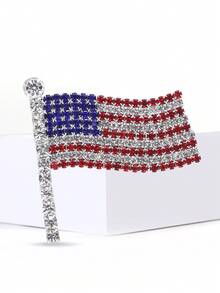 Broches de Lujo Bandera Americana, Halcón y Dama Libertad - Pines de Elementos de EE. UU. para Mujeres Unisex Accesorios de Banquete/ Regalos de Insignias para Fiestas de Amigos - elementos americanos - Ver 13