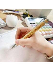 Customized Ball Pen - Engraved Message Pen, Suitable For Rural Wedding Celebrations, Parties, Gifts, Pen Cases, Christmas, Teacher Gifts - Multicolor - View 8