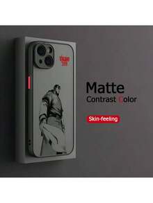 Funda de teléfono Anime Black Vinland Saga compatible con 16 15 14 Plus 13 12 Mini 11 Pro Max X Xs XR 7 8, cubierta dura transparente mate, funda compatible con funda  17 pro max, funda  17 pro, funda  17, funda  16, funda  16 pro max, funda  15. - FGB-C2411091F3 - Ver 6