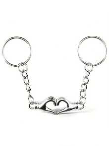 Breloc minimalist cu inimă, breloc pentru cupluri, pandantiv personalizat la modă pentru geantă, pandantiv romantic creativ pentru cupluri