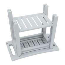 YUNRUX Shower Bench, Shower Stool For The Bathroom, Shower Stool For The Bathroom With Storage Area 56*32*46cm - A - View 8