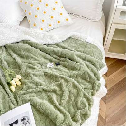 Manta de Doble Cara Blando al Tacto, Suave y Acolchonada - Aislante de Calor y Adecuada para Todas las Estaciones, Ideal para Momentos de Relax - Estilo Moderno y Minimalista con Colores Dopamina Vibrantes y Energizantes, que Iluminan Cualquier Espacio - Perfecta para el Sofa de la Sala, la Cama del Dormitorio, el Escritorio de la Oficina o Viajes - Altamente Versátil, para Crear Ambientes Acogedores y Regalo Inolvidable