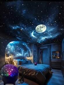 1 szt. Projekcja świetlna w kształcie płatka śniegu, romantyczne, obrotowe światło do tańca, stwórz własną scenę z kolorowymi płatkami śniegu, sypialnia, impreza, przyjęcie, urodziny, prezent świąteczny, marzycielskie piękno, pasuje do każdej scenerii, prezent świąteczny