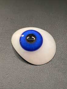 Daily Disposable 3D Blue Contact Lenses To Create A Captivating Eye Makeup Look. A Holiday-Themed Product, Suitable For Everyday Wear, It's The Perfect Choice For Holiday Parties, Costume Parties, Halloween Gifts, And Christmas Props, Enhancing The Halloween Atmosphere. It's Also An Ideal Choice For Birthday And Holiday Gifts. - 彩色 - 查看 6