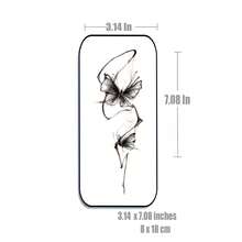 INKARTLINK INKARTINK Chinese Ink Painting Butterfly Temporary Tattoo, Waterproof 2-5 Days, Colorful Water Transfer Tattoo Sticker, Realistic Fake Tattoo, Niche Design Decoration Sticker - Multicolor - View 5