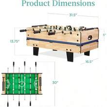 Multi-Game Table Series – 4-In-1 & 11-In-1 Combo Game Tables With Foosball, Air Hockey, Billiards, Ping Pong & More For Home, Game Room & Rec Room - 11合1淺色木紋 - 查看 6