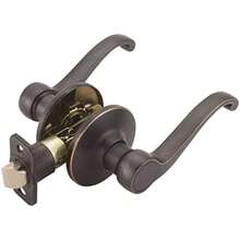 Design House 783043 - Palanca para puerta de baño y cama de privacidad de pergamino de latón pulido(Oil-Rubbed Bronze Pasaje) - Multicolor - Ver 1