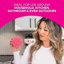 Stardrops â€" Pink Stuff â€" Esponja de Limpieza milagrosa SQeeZY sin arañazos, solución para la Mejor Limpieza del hogar, Perfecta para cocinas, baños y Uso Aire Libre, Paquete de 3(default) - Multicolor - Ver 4