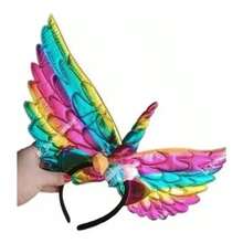 Unicorn Accessory Kit: Tiara With LED Lights + Wings - Princess Costume Party Tiara Decoration - 彩色 - 查看 2